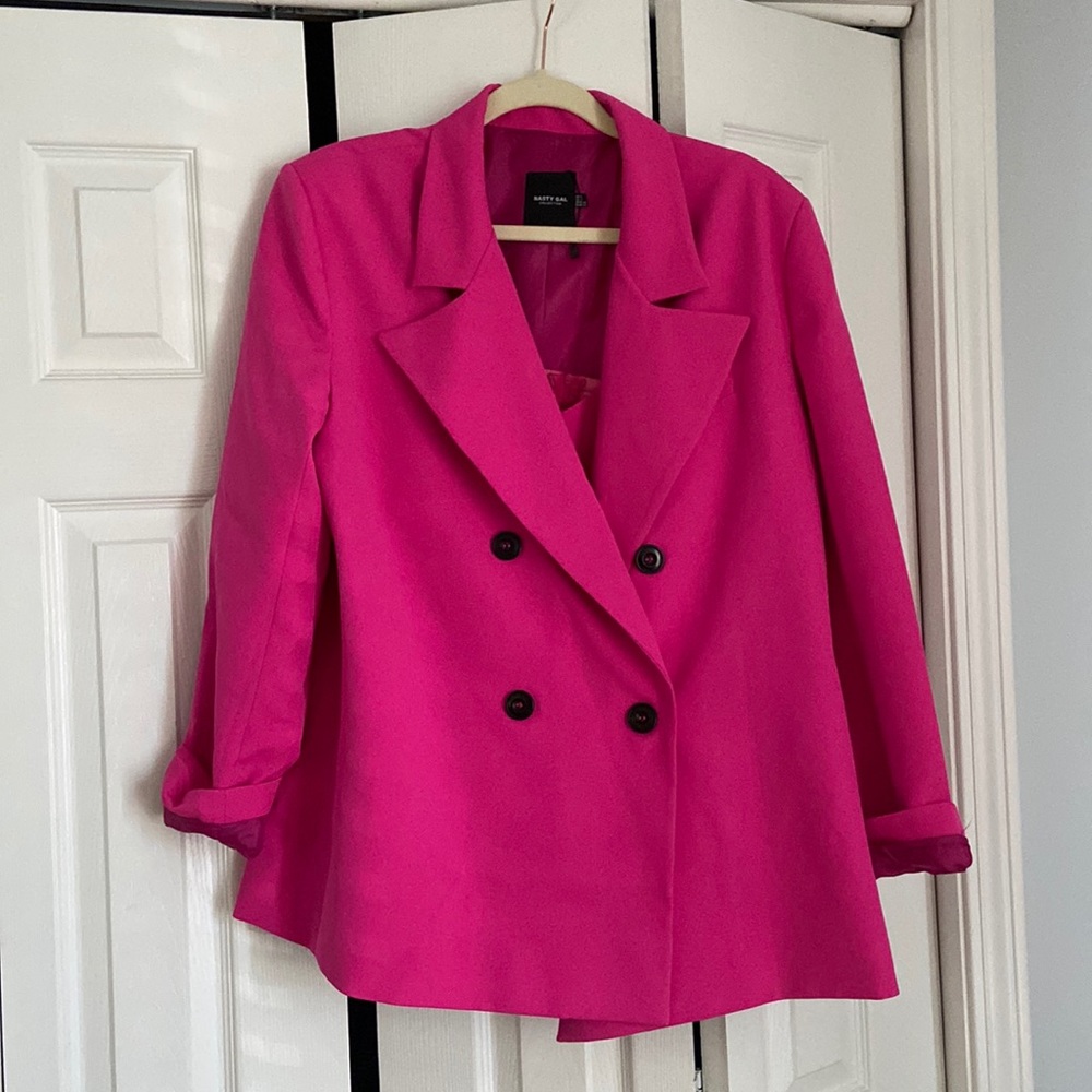 Nasty Gal tailored double breasted oversized blazer. Size 12.